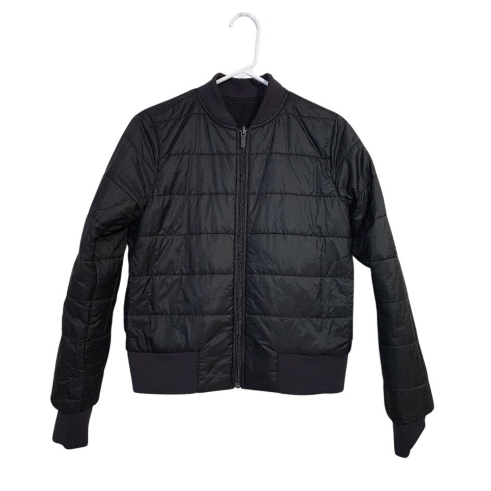 LULULEMON Non-Stop Bomber Jacket Reversible Quilted PrimaLoft Black Women's 6
